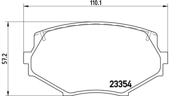 Brake Pad Set, disc brake PRIME LINE P49020
