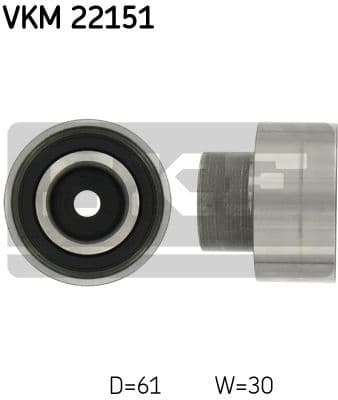 Deflection Pulley/Guide Pulley, timing belt VKM 22151