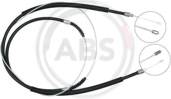 Cable Pull, parking brake K12116