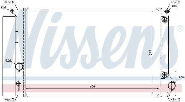 Radiator, engine cooling ** FIRST FIT ** 64694 - image 2