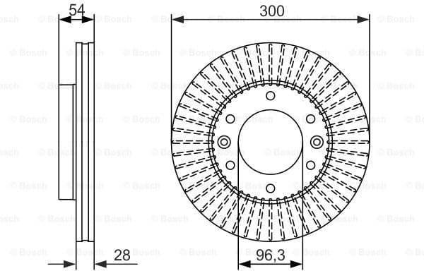 Brake Disc 0986479693 - image 2