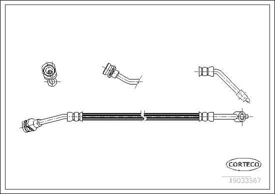 Brake Hose 19033567