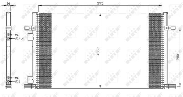 Condenser, air conditioning EASY FIT 35298