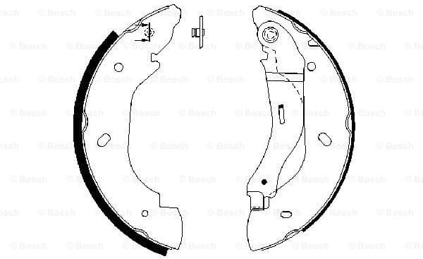Brake Shoe Set 0986487660