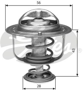 Thermostat, coolant TH31271G1
