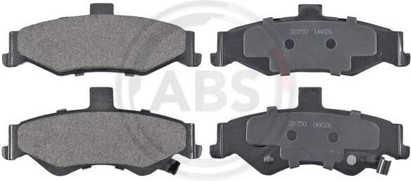 Brake Pad Set, disc brake 38750