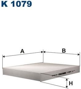 Filter, cabin air K1079