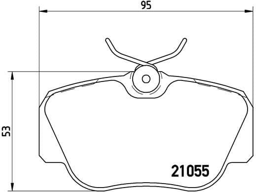 Brake Pad Set, disc brake PRIME LINE P50011