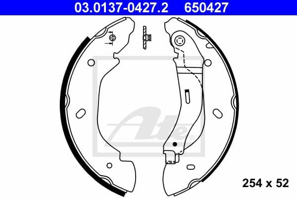 Brake Shoe Set 03.0137-0427.2