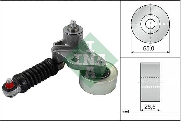 Belt Tensioner, V-ribbed belt 534003710