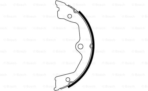Brake Shoe Set, parking brake 0986487931 - image 5