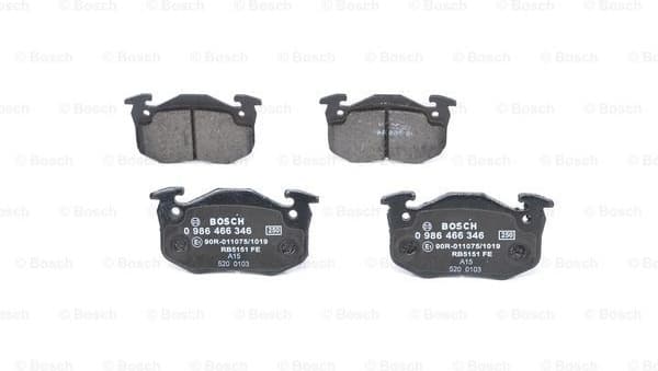 Brake Pad Set, disc brake 0986466346 - image 3