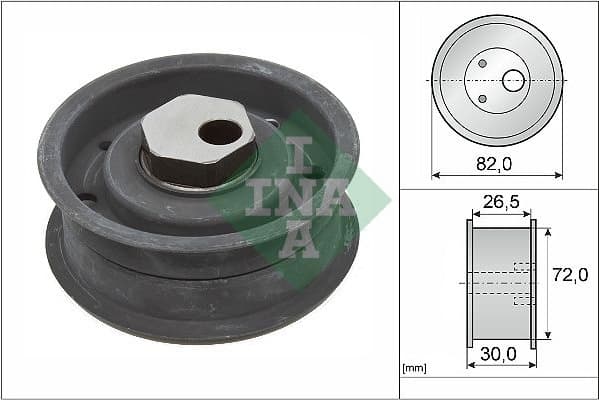 Tensioner Pulley, timing belt 531030410