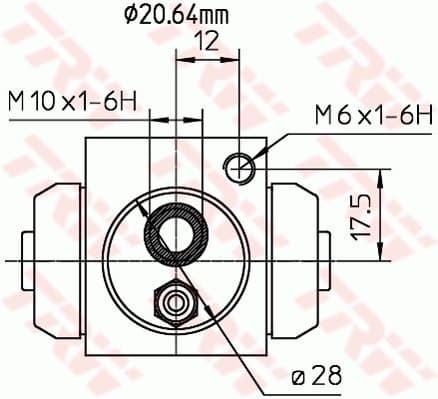 Wheel Brake Cylinder BWF309 - image 2