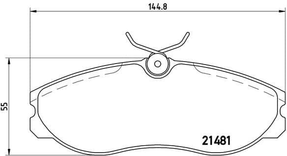 Brake Pad Set, disc brake PRIME LINE P24039