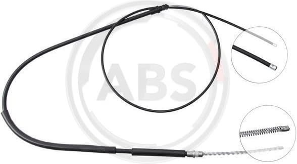 Cable Pull, parking brake K12387