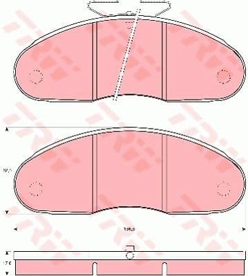 Brake Pad Set, disc brake GDB827
