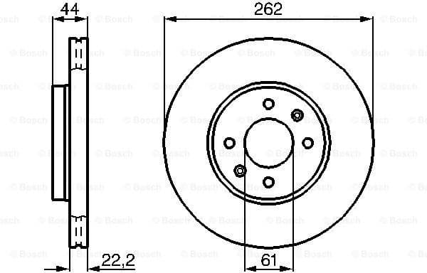Brake Disc 0986478598 - image 5