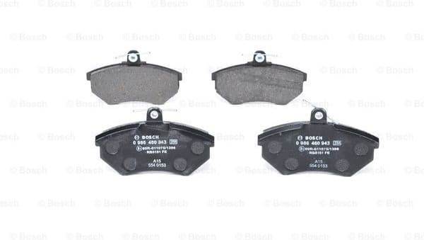 Brake Pad Set, disc brake 0986460943