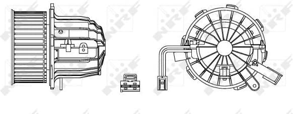 Interior Blower 34163