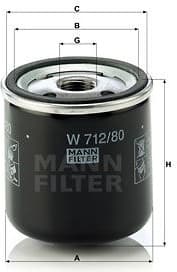 Oil Filter W712/80