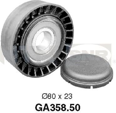 Deflection/Guide Pulley, V-ribbed belt GA358.50