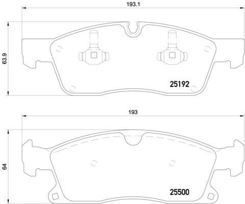 Brake Pad Set, disc brake PRIME LINE P50108