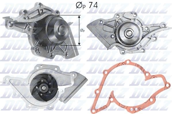 Water Pump, engine cooling A175