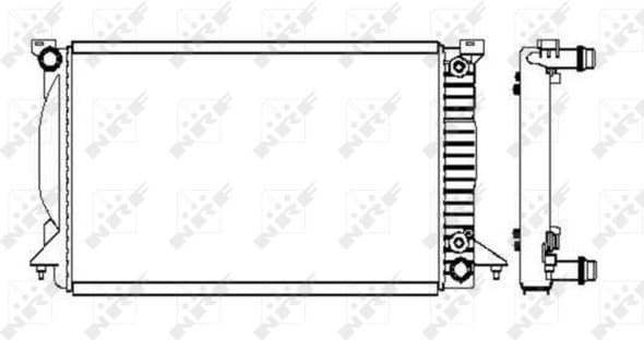 Radiator, engine cooling 50544