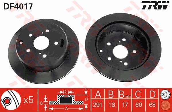 Brake Disc DF4017