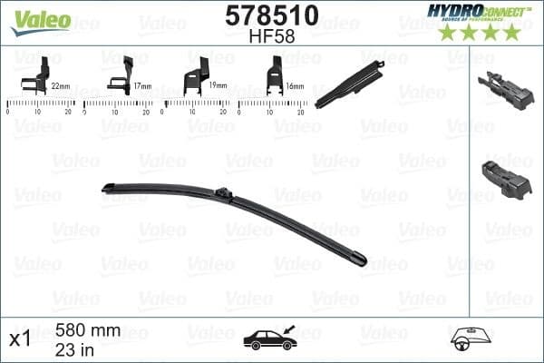 Wiper Blade HYDROCONNECT 578510