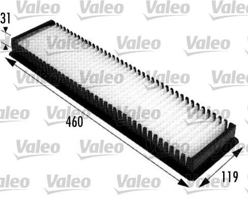 Filter, cabin air VALEO ESSENTIAL 698724