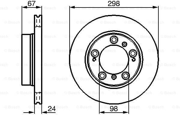Brake Disc 0986478477 - image 2