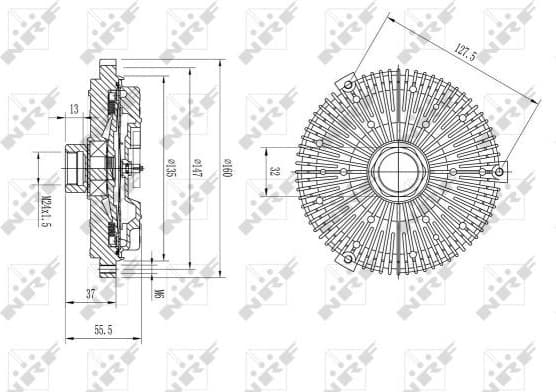 Clutch, radiator fan 49631 - image 2