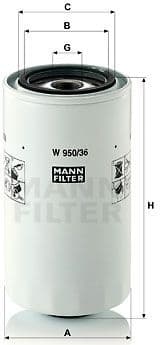 Oil Filter W950/36