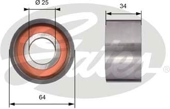 Tensioner Pulley, timing belt PowerGrip™ T41234