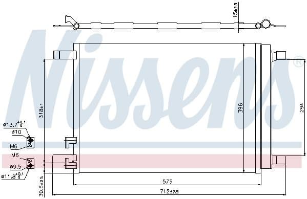 Condenser, air conditioning ** FIRST FIT ** 940319