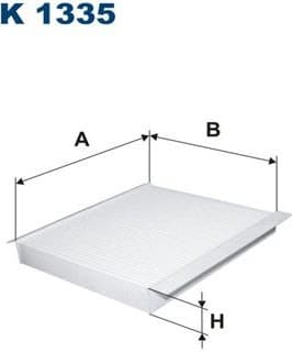 Filter, cabin air K1335