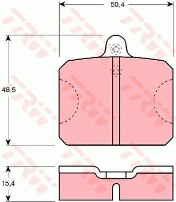 Brake Pad Set, disc brake GDB300