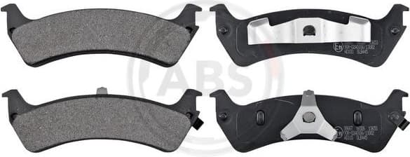 Brake Pad Set, disc brake 38667