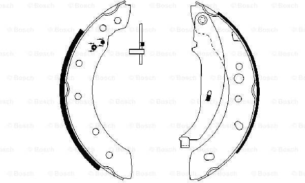 Brake Shoe Set 0986487672