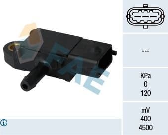 Sensor, exhaust pressure 16108