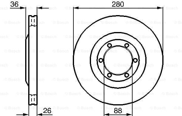 Brake Disc 0986478437 - image 2