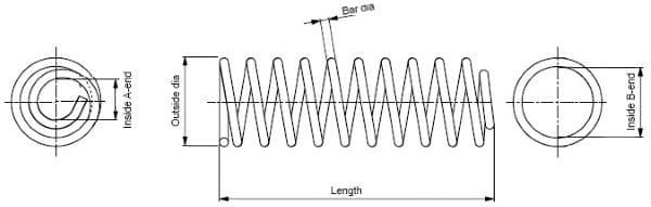 Suspension Spring MONROE SPRINGS SP2755