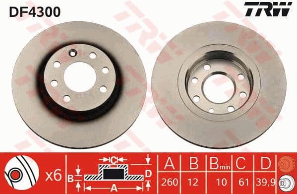 Brake Disc DF4300