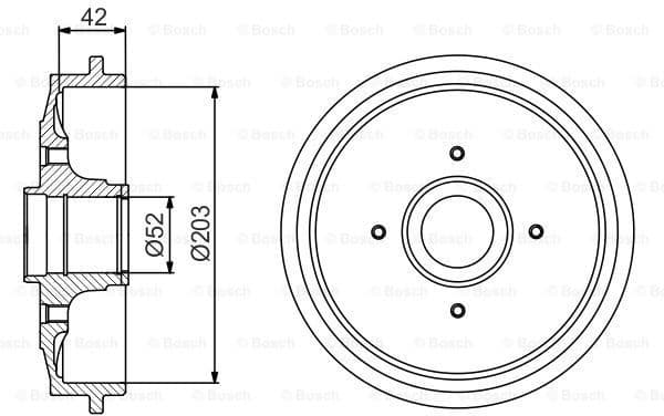 Brake Drum 0986477201