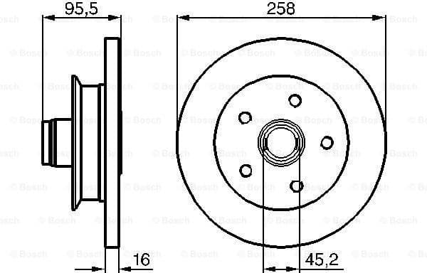 Brake Disc 0986478224 - image 2