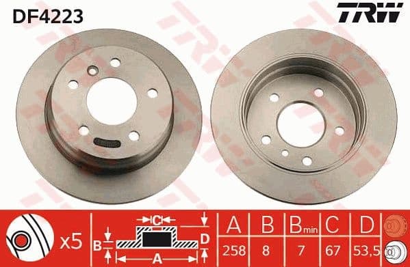 Brake Disc DF4223