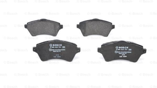Brake Pad Set, disc brake 0986424721 - image 3