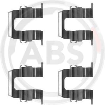 Accessory Kit, disc brake pad 1259Q